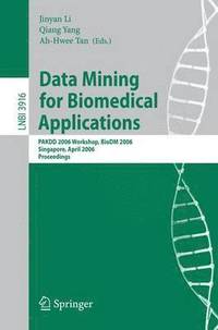 bokomslag Data Mining for Biomedical Applications