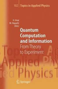 bokomslag Quantum Computation and Information