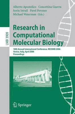 bokomslag Research in Computational Molecular Biology