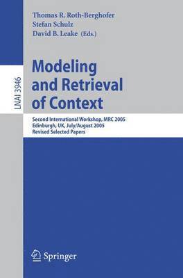 Modeling and Retrieval of Context 1