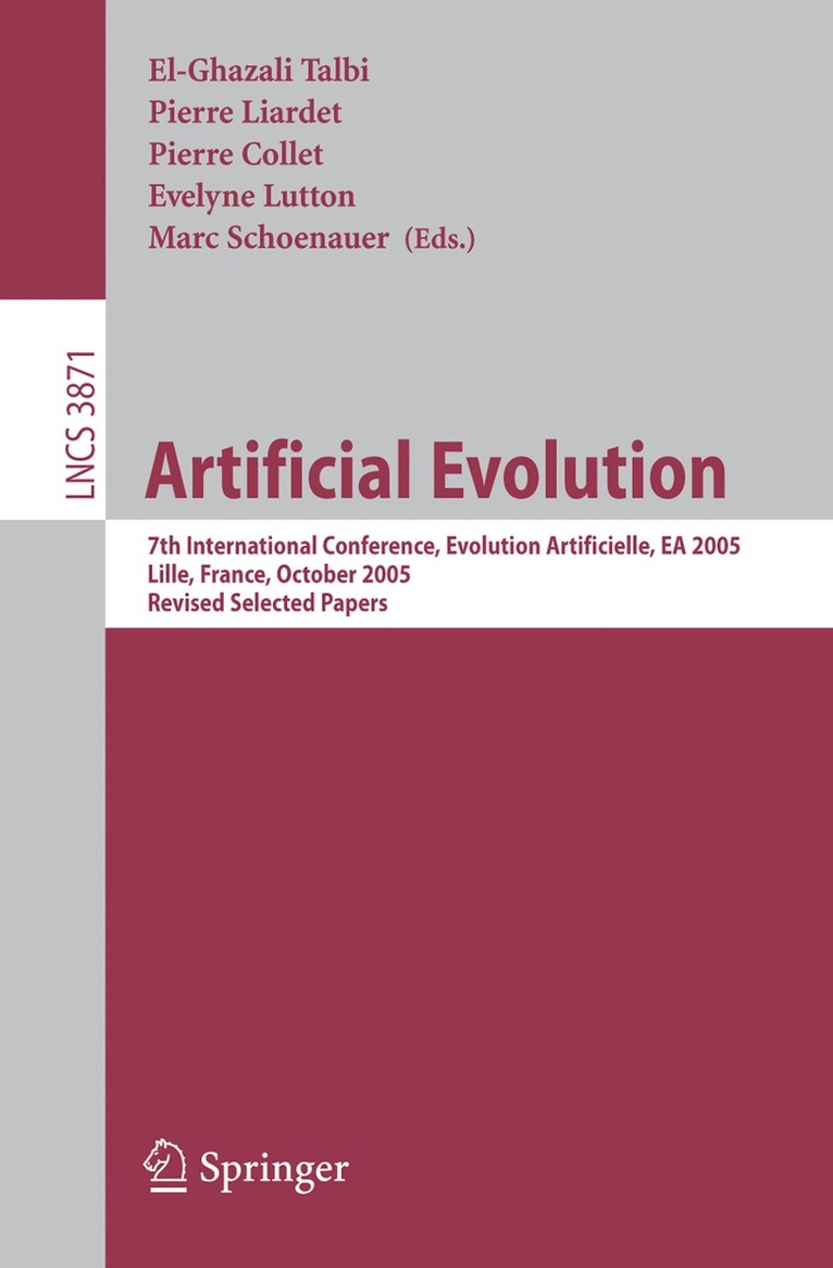 El-ghazali Talbi, Pierre Liardet, Pierre Collet, Evelyne Lutton, Marc Schoenauer, El-Ghazali Talbi - Artificial Evolution, Häftad