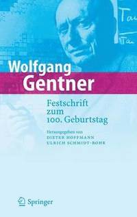 bokomslag Wolfgang Gentner