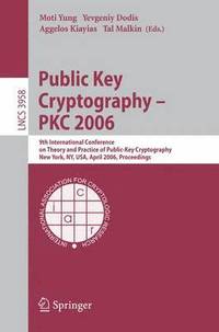 bokomslag Public Key Cryptography - PKC 2006