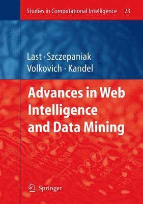 bokomslag Advances in Web Intelligence and Data Mining