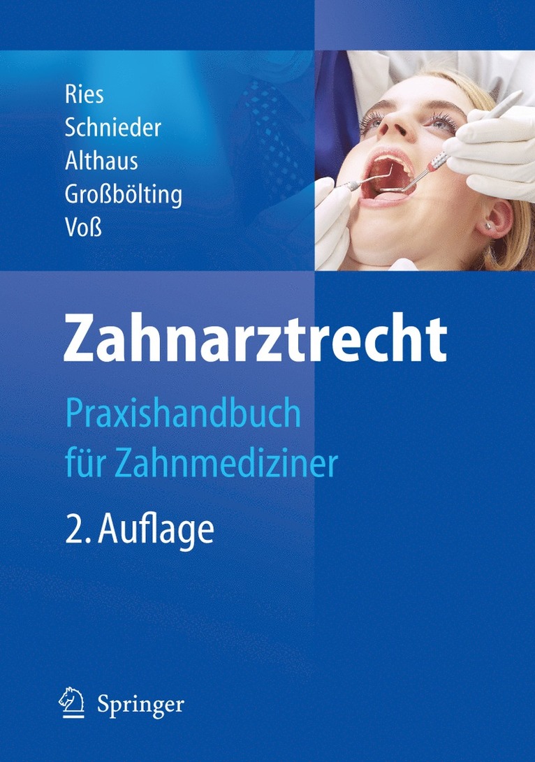 Zahnarztrecht 1