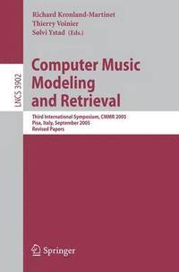 bokomslag Computer Music Modeling and Retrieval