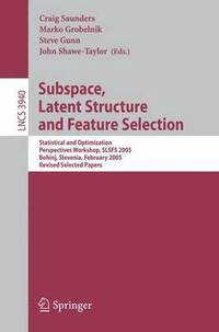 bokomslag Subspace, Latent Structure and Feature Selection