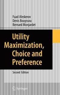 bokomslag Utility Maximization, Choice and Preference