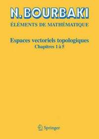 bokomslag Espaces vectoriels topologiques