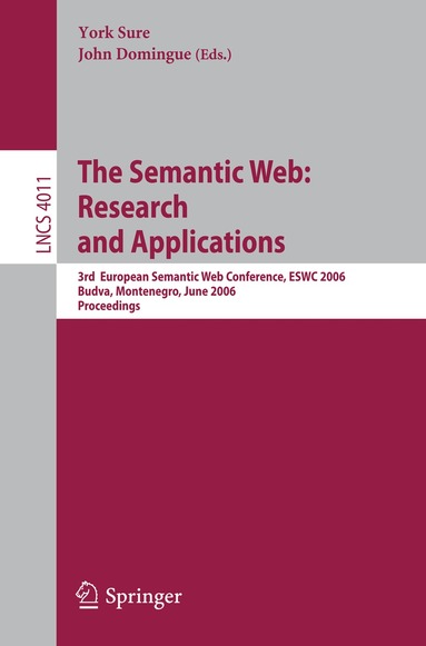 York Sure, John Domingue - Semantic Web: Research and Applications, Häftad