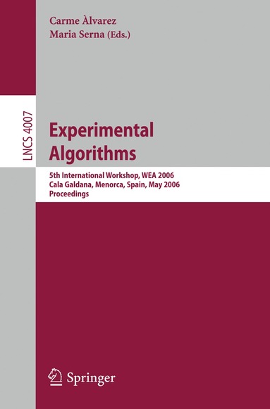 Carme Àlvarez, Maria Serna - Experimental Algorithms, Häftad