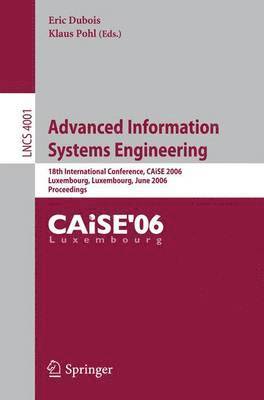 bokomslag Advanced Information Systems Engineering