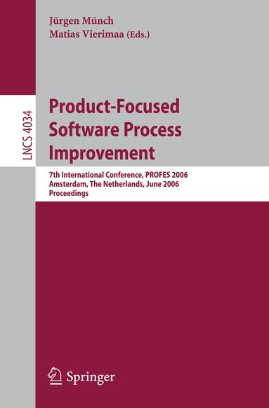 Jürgen Münch, Matias Vierimaa - Product-Focused Software Process Improvement, Häftad