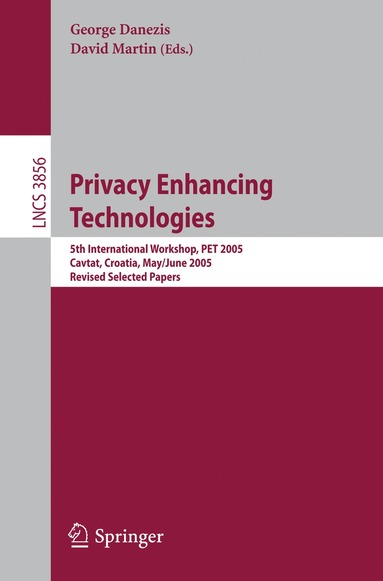 bokomslag Privacy Enhancing Technologies