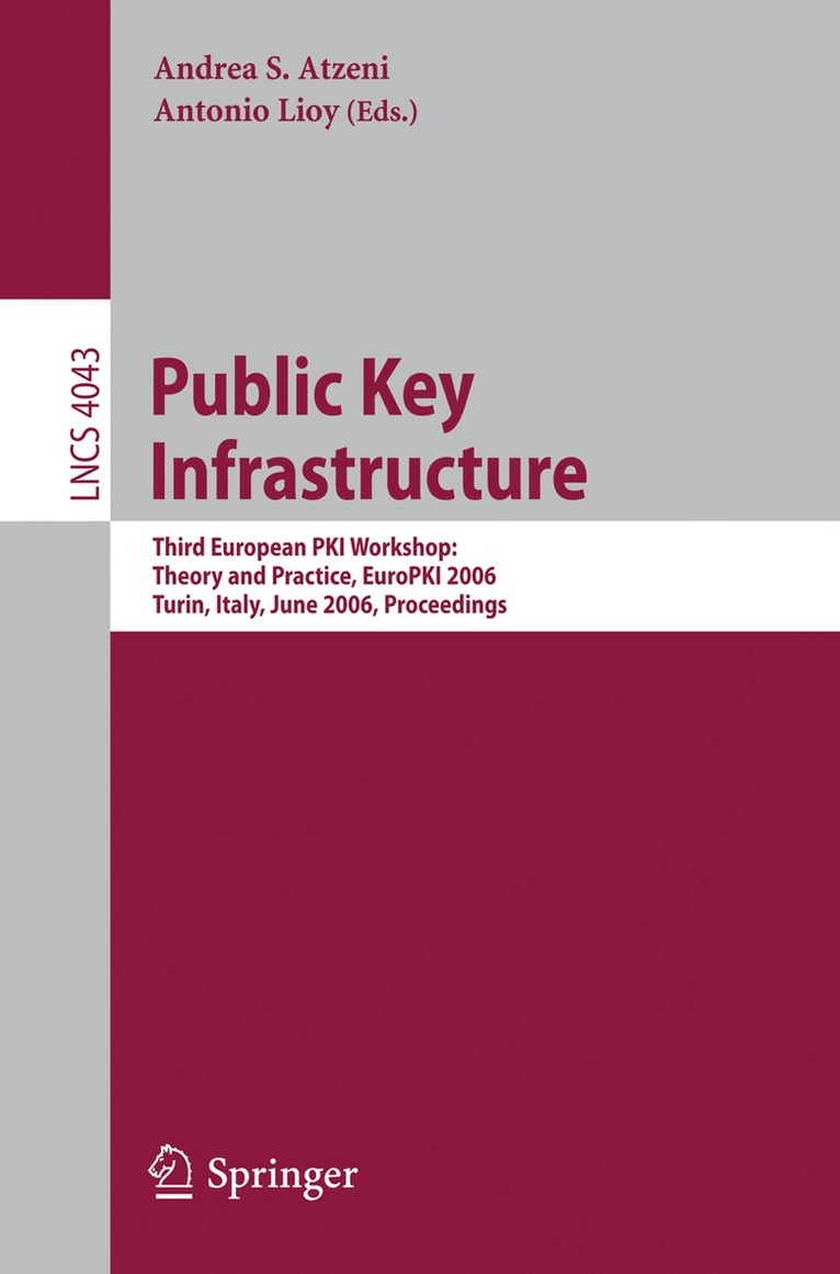 Public Key Infrastructure 1