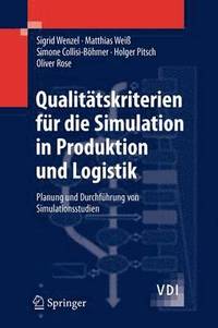 bokomslag Qualittskriterien fr die Simulation in Produktion und Logistik