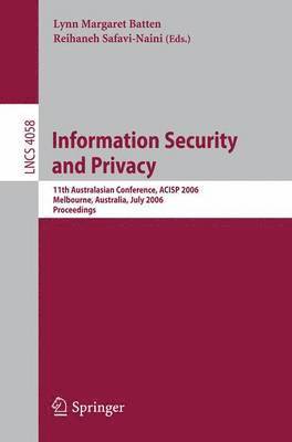 bokomslag Information Security and Privacy