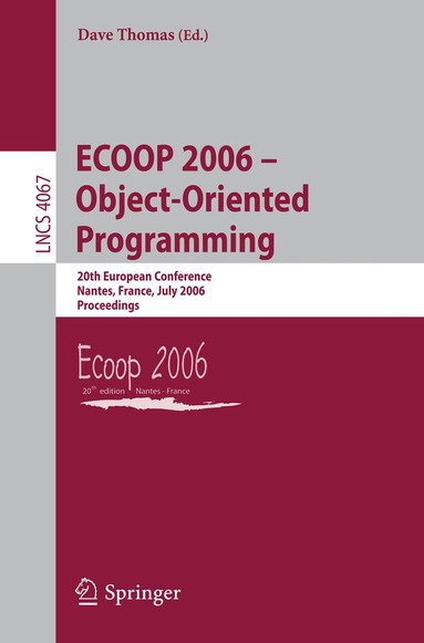 Dave Thomas - ECOOP 2006 - Object-Oriented Programming, Häftad