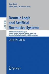 bokomslag Deontic Logic and Artificial Normative Systems
