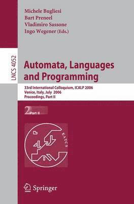 bokomslag Automata, Languages and Programming