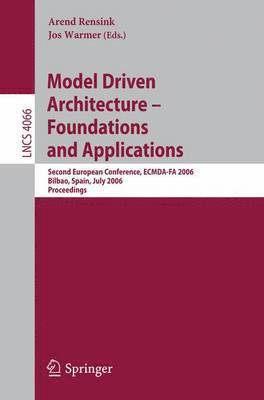 Model-Driven Architecture - Foundations and Applications 1