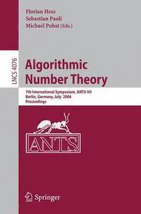 bokomslag Algorithmic Number Theory