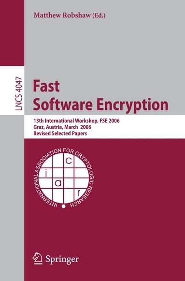 Matt Robshaw - Fast Software Encryption, Häftad