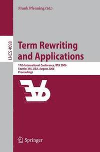 bokomslag Term Rewriting and Applications