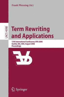 Frank Pfenning - Term Rewriting and Applications, Häftad