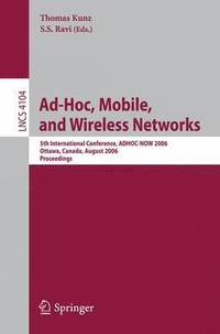 bokomslag Ad-Hoc, Mobile, and Wireless Networks
