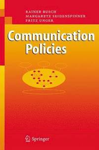 bokomslag Marketing Communication Policies