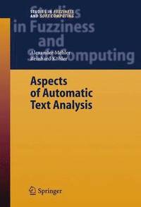 bokomslag Aspects of Automatic Text Analysis