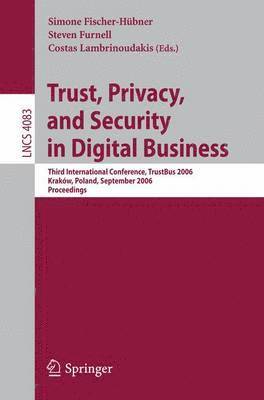 Trust and Privacy in Digital Business 1