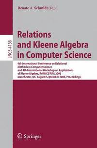 bokomslag Relations and Kleene Algebra in Computer Science