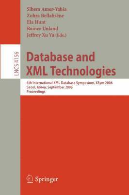 bokomslag Database and XML Technologies