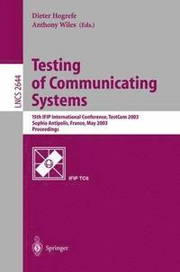 bokomslag Testing of Communicating Systems