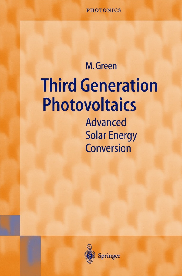 Third Generation Photovoltaics 1