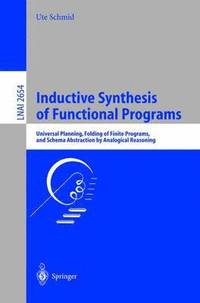 bokomslag Inductive Synthesis of Functional Programs