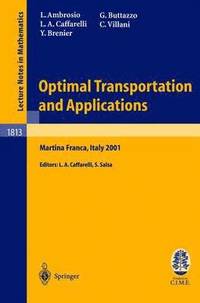 bokomslag Optimal Transportation and Applications