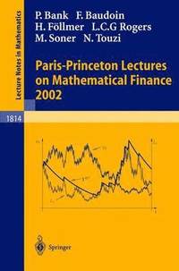 bokomslag Paris-Princeton Lectures on Mathematical Finance 2002
