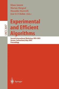 bokomslag Experimental and Efficient Algorithms