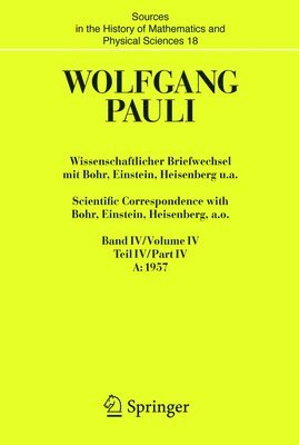 bokomslag Wissenschaftlicher Briefwechsel mit Bohr, Einstein, Heisenberg u.a. / Scientific Correspondence with Bohr, Einstein, Heisenberg a.o.