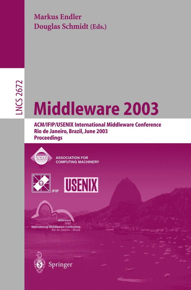 Markus Endler, Douglas Schmidt - Middleware 2003, Häftad