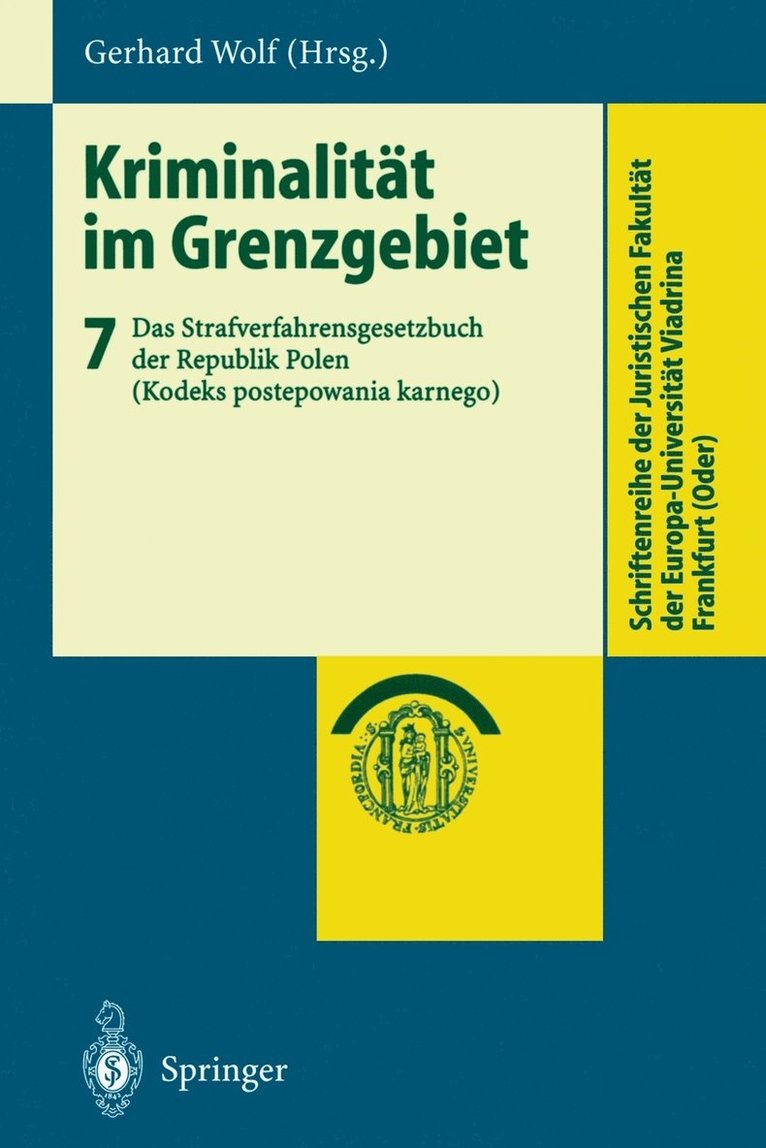 Gerhard Wolf - Kriminalität im Grenzgebiet, Häftad