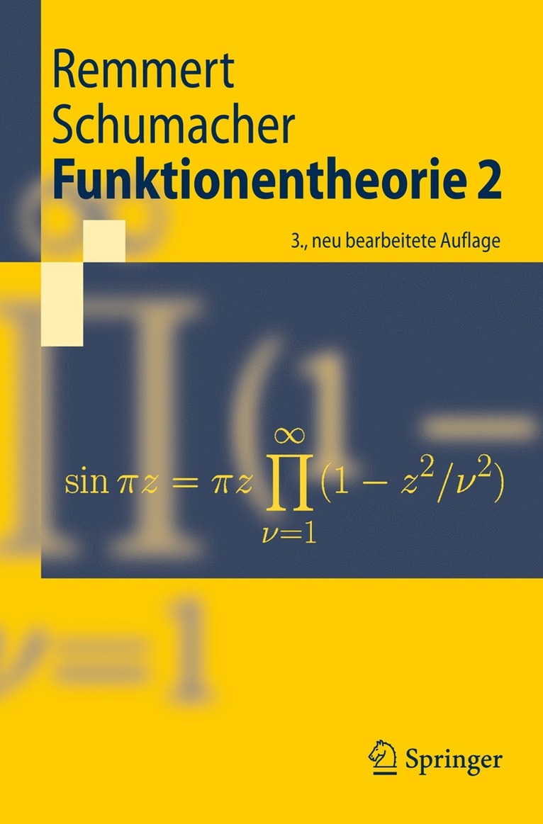 Reinhold Remmert, Georg Schumacher - Funktionentheorie 2, Häftad