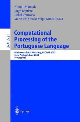 bokomslag Computational Processing of the Portuguese Language