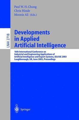 bokomslag Developments in Applied Artificial Intelligence