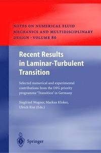 bokomslag Recent Results in Laminar-Turbulent Transition