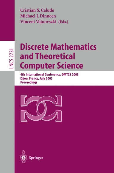 Cristian S. Calude, Michael J. Dinneen, Vincent Vajnovszki - Discrete Mathematics and Theoretical Computer Science, Häftad
