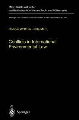 bokomslag Conflicts in International Environmental Law